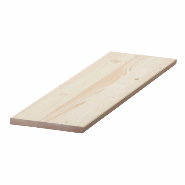 Lepené smrkové dřevo 200 cm x 20 cm x 1,8 cm