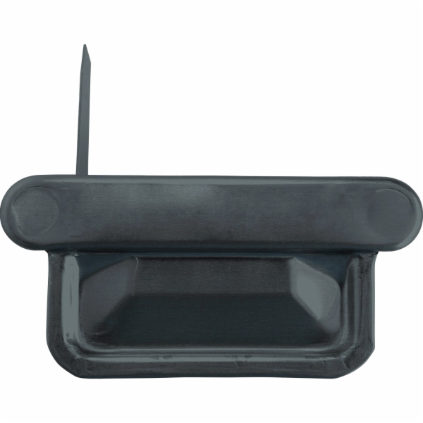 Levý koncový díl pro okapní žlaby, NW 70, RAL 7016 antracit