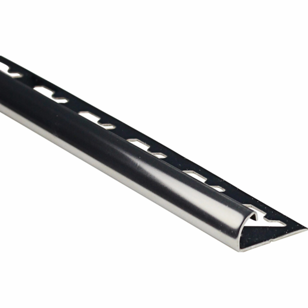 Čtvrtkruhový koncový profil, leštěná nerezová ocel, 10 mm...