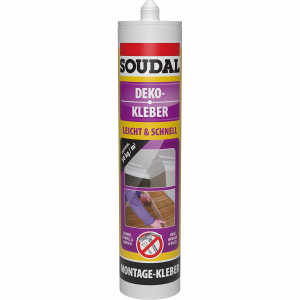 Montážní lepidlo Soudal Deco Montage 390 g