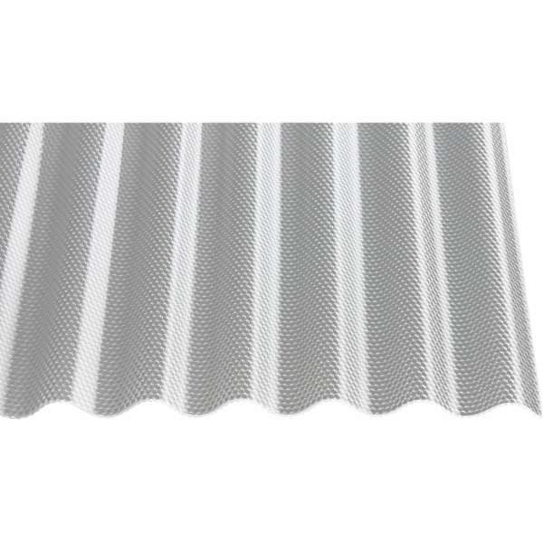 Akrylová profilová deska Sinus 76/18 voštinový průhledný ...