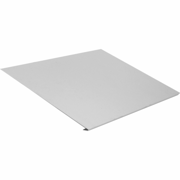 Okapní lišta bez okapnice, přírodní hliník, řezaná na roz...