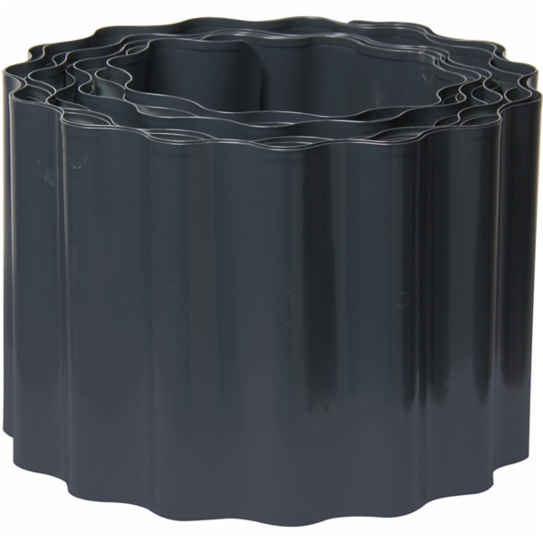 Bellissa okraj trávníku vlnitý antracit 500 cm x 14 cm