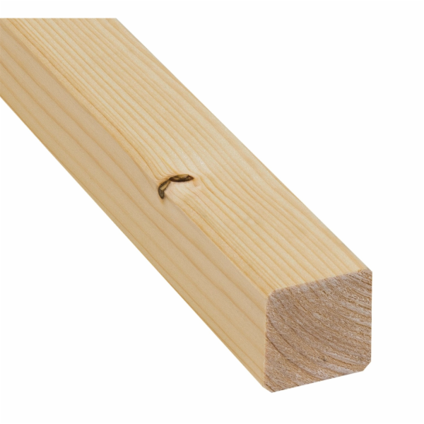 Rámové dřevo smrk/jedle, hoblované a zkosené, 54 mm x 54 ...