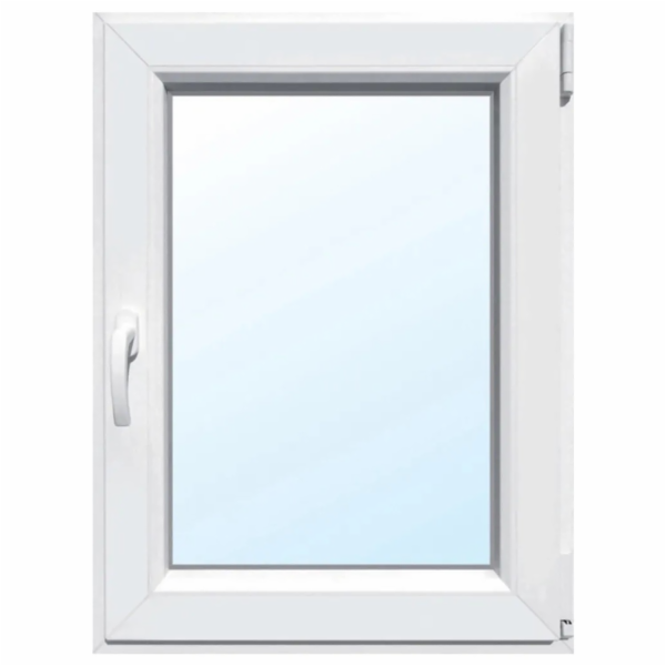 Jednovrstvé plastové okno, dvojité zasklení, bílé, 60 cm ...