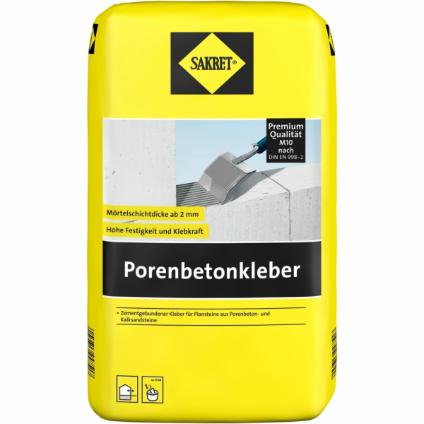 Lepidlo na pórobeton Sakret 10 kg