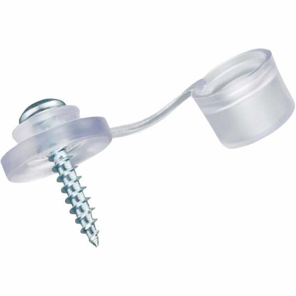 Šrouby k montáži na zeď, pozinkované, s těsnicí podložkou