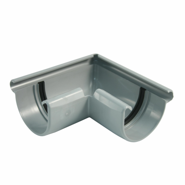 Vnější roh okapu Marley RG 75 šedý