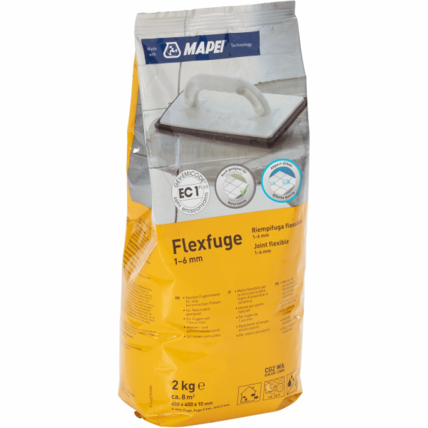 Flexibilní tmel na spáry Mapei pro šířku spáry 1-6 mm, bé...