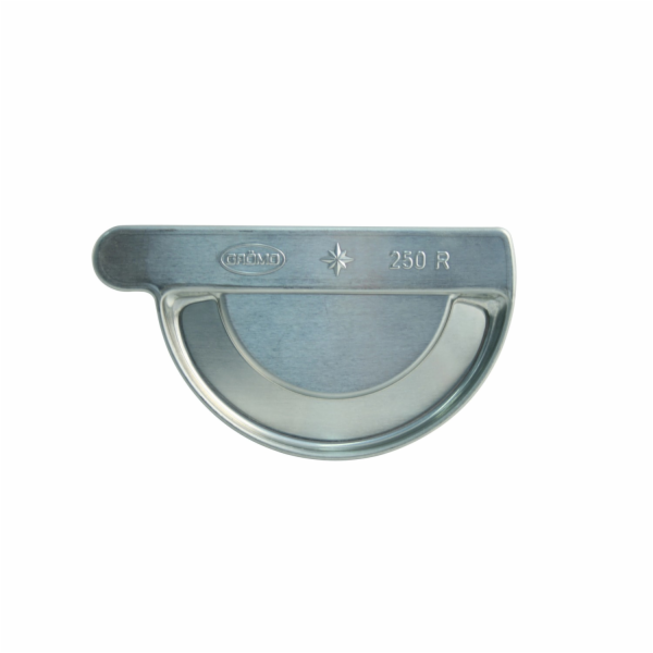 Zinkový koncový díl okapu Marley, pravý, RG 150