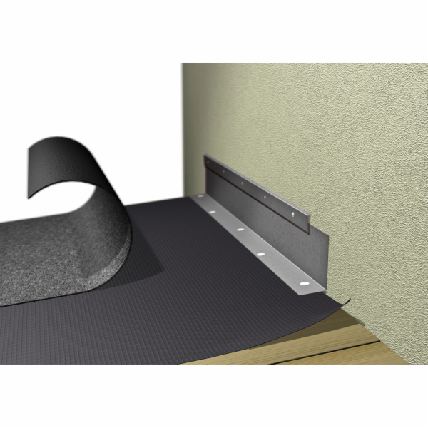 Hliníková krycí lišta, přírodní povrch, řezaná na rozměr ...