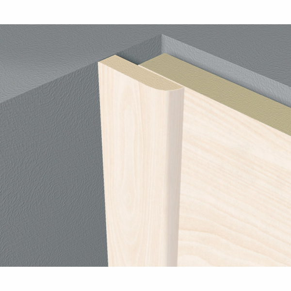 Krycí lišta hrušňově bílá 6 mm x 25 mm délka 2600 mm