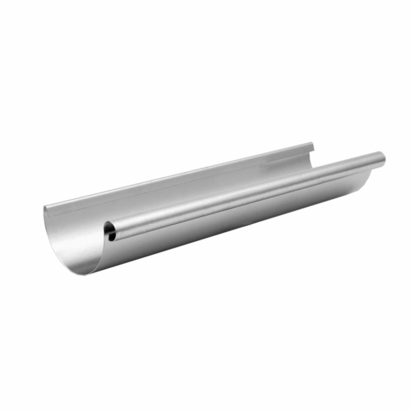 Hliníkový okap RG 100 z přírodního materiálu, 2 m