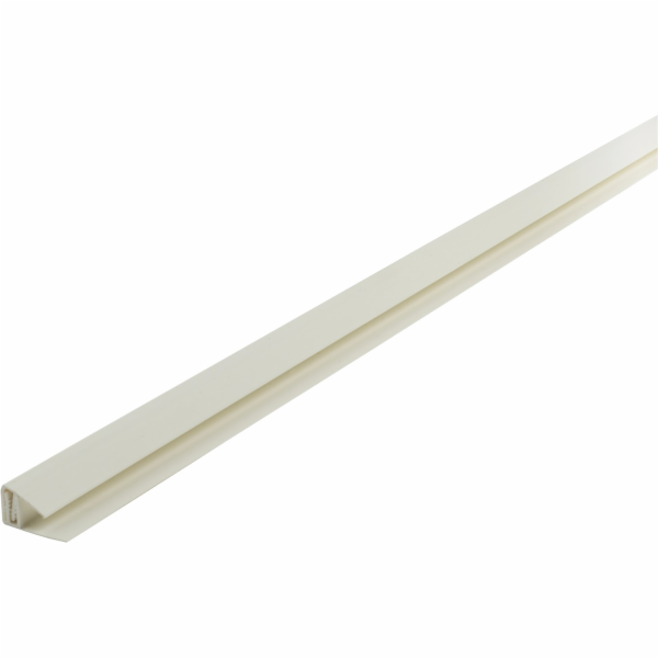 Grosfillex nacvakávací koncový profil, bílý, 8 mm - 10 mm