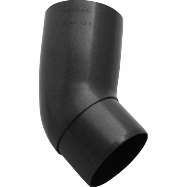 Koleno potrubí Marley 45" DN 75 antracit metalické