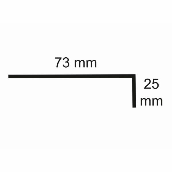 Sarei děrovaný plechový profil 70/25 HG12