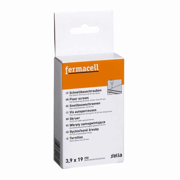 Šrouby Fermacell do sádrokartonu 3,9 mm x 19 mm, 250 kusů