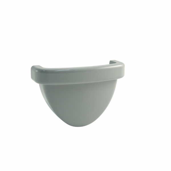 Koncovka okapu Marley Duplex RG 80 šedá