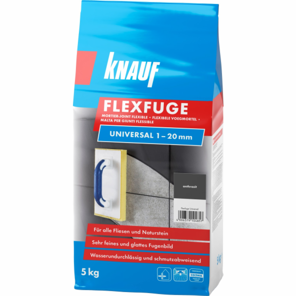 Knauf spárovací malta Flexfuge Universal antracit 5 kg