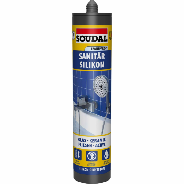 Soudal Sanitární silikon stříbrně šedý