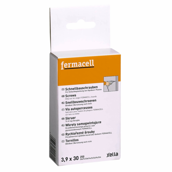Vruty Fermacell do sádrokartonu 3,9 mm x 30 mm, 250 kusů