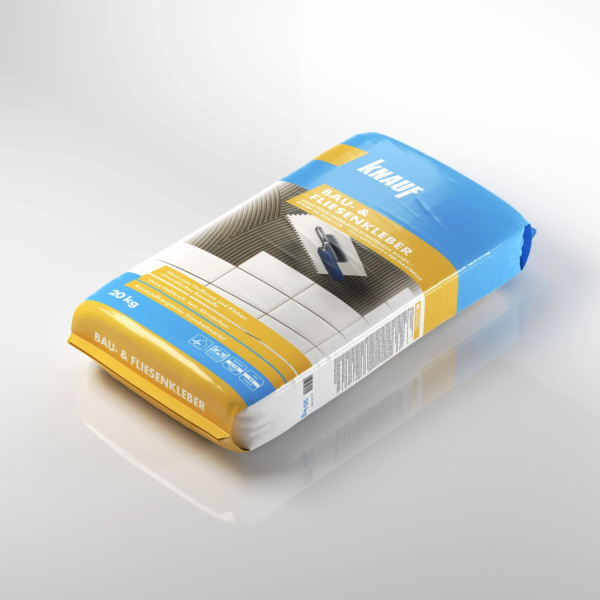 Knauf Stavební a obkladové lepidlo šedé 20 kg