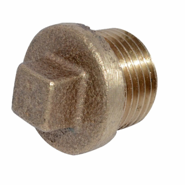 Kirchhoff zátka 21 mm (vnější závit 1/2") z červené mosazi
