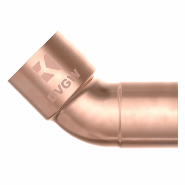 Kirchhoff ohyb 45° 22 mm 1 pouzdro polotovar