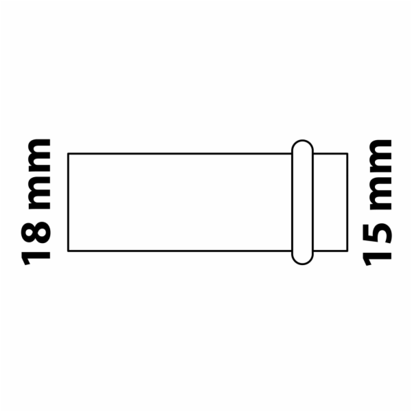 Redukční vsuvka Kirchhoff CU 1 pouzdro polotovar 18 mm x ...