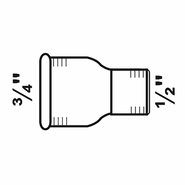 Kirchhoff redukční dvojitá objímka 24,2 mm (3/4" vnitřní ...