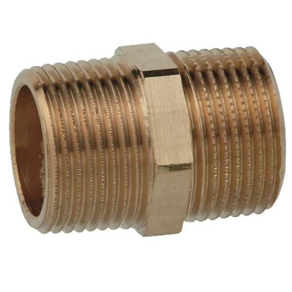 Dvojitá nipl Kirchhoff 26,4 mm (3/4" AG) bronzová