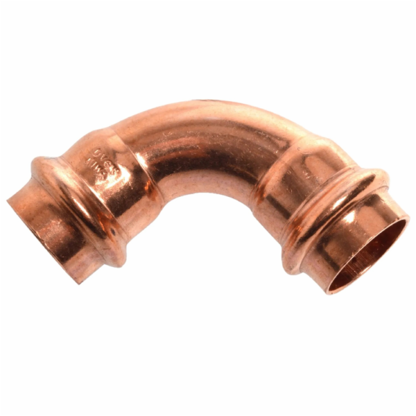 Kirchhoff CU koleno 90° 2 pouzdra polotovar 18 mm