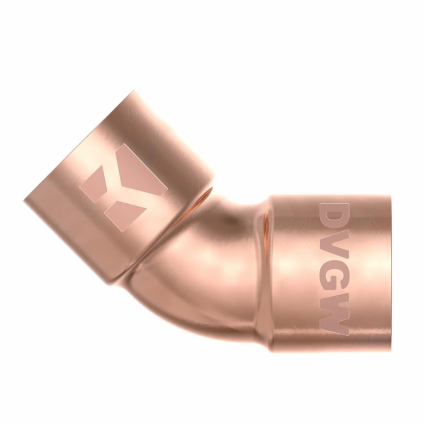 Kirchhoff ohyb 45° 15 mm 2 pouzdra prázdná