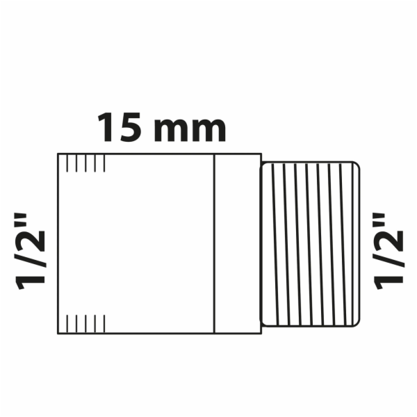 Prodloužení závitníku Kirchhoff 18,7 mm (1/2" vnitřní) x ...