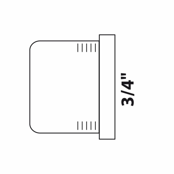 Koncová krytka Kirchhoff 24,2 mm (3/4" vnitřní průměr) z ...