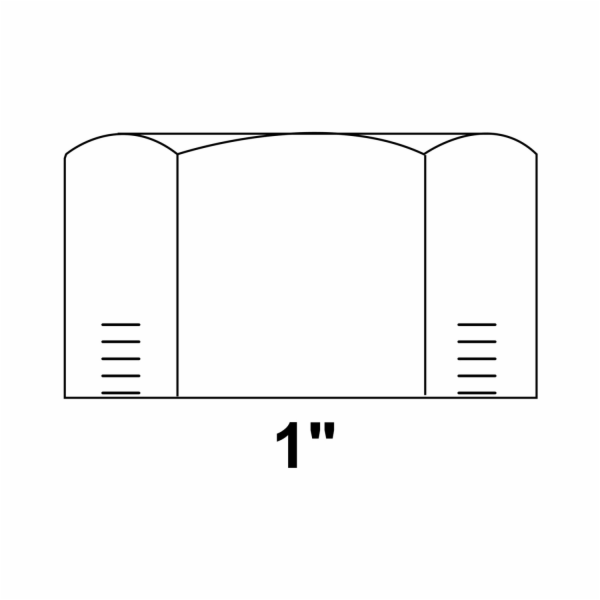 Koncová krytka Kirchhoff 30,3 mm (1" vnitřní průměr) pozi...