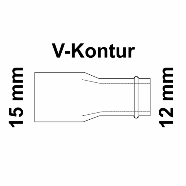 Redukční vsuvka Kirchhoff CU 1 pouzdro polotovar 15 mm x ...