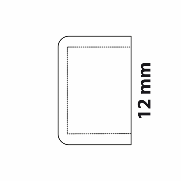 Koncová krytka Kirchhoff 12 mm 1 prázdná objímka 2 kusy