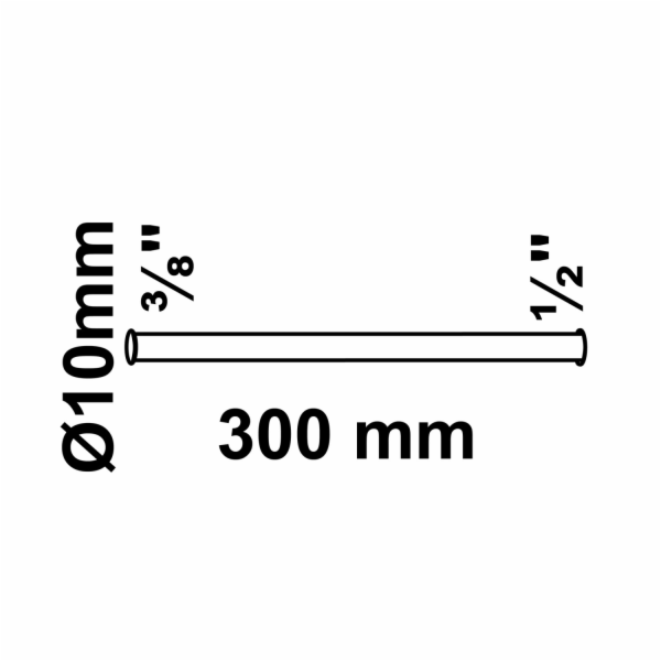 Kirchhoff spojovací trubka s dvojitým rozšířením O 10 mm ...