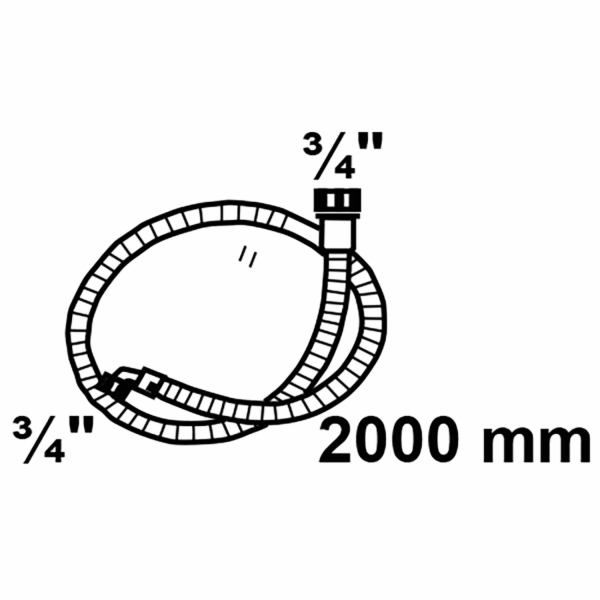 Přívodní hadice Kirchhoff 24,2 mm (3/4" vnitřní závit) x ...