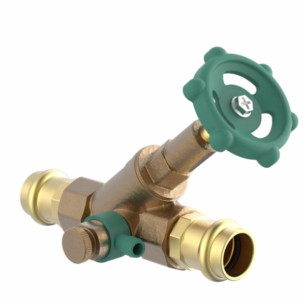 Kirchhoff úhlový sedlový ventil s odtokem 18 mm