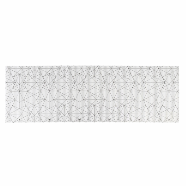 Koupelnová předložka Wenko Graphic Lines 65 cm x 200 cm bílá
