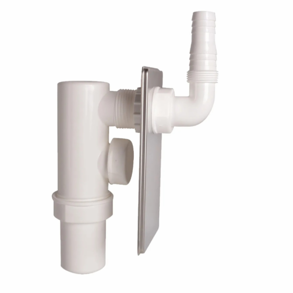 Kryt sifonu pod omítku pračky Kirchhoff DN 40 mm bílý