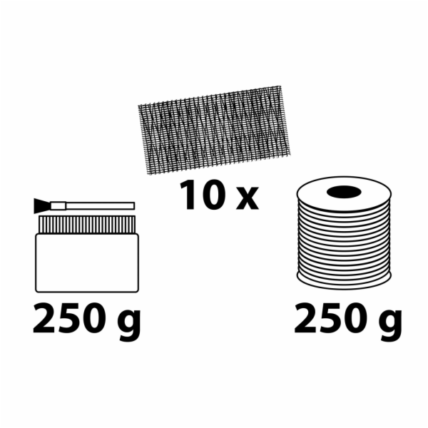 Pájecí sada Kirchhoff včetně návodu, měkké pájky/pájecí p...