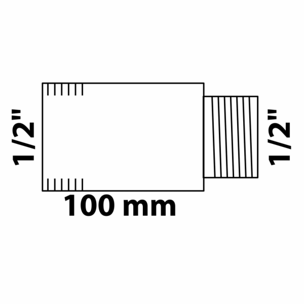 Prodlužovací závitník Kirchhoff 18,7 mm (1/2" vnitřní) x ...