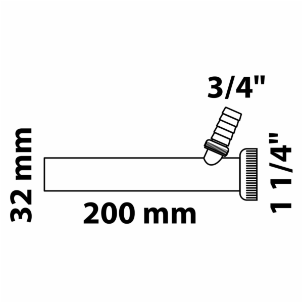 Kirchhoff ponorný sifon 41,9 mm (1 1/4") x 26,4 mm (3/4")...