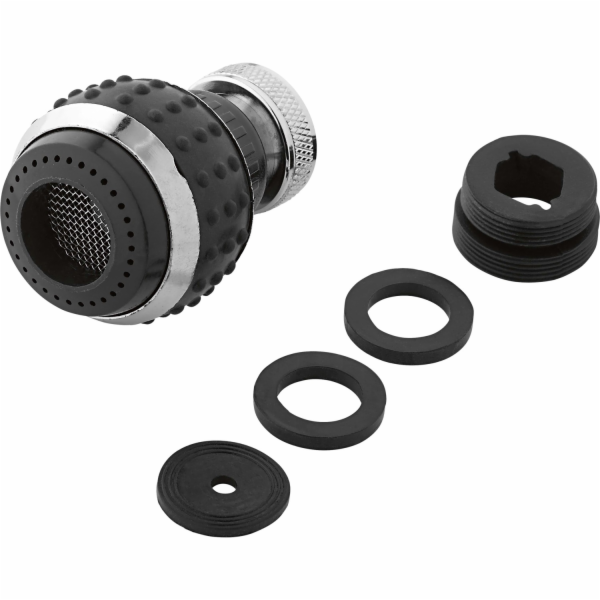 Náhradní sprchová hlavice s protiskluzovým krytem, chromo...