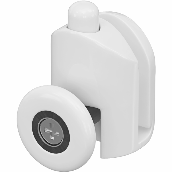 Baliv Vodící kladka do dveří spodní 2,3 cm bílá pro sprch...