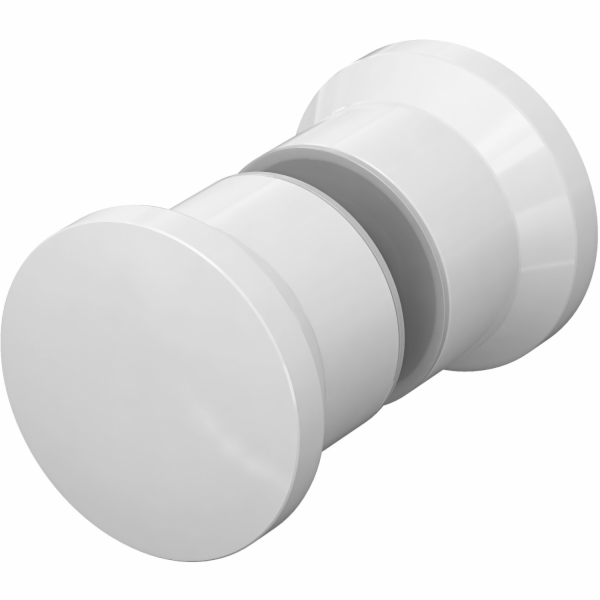 Sprchová rukojeť Baliv kulatá bílá