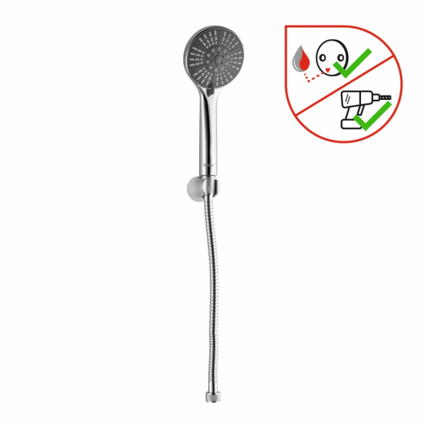 Sprchová souprava Baliv WBS-150.20 Chromovaná